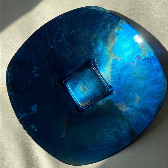 💕Host Pick💕 Abstract Glass Decorative Plate - Picture 2 of 11